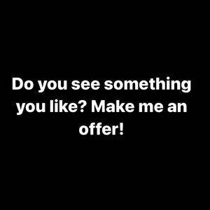 Open to all reasonable offers